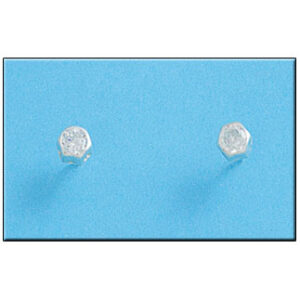 Pendiente plata 925mm hexagonal mediano
