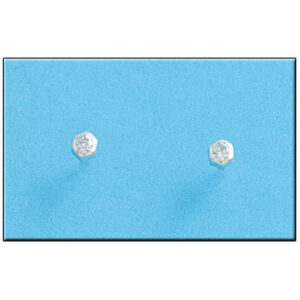 Pendiente plata 925mm hexagonal pequeño