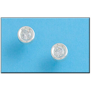 Pendiente plata 925mm redondo grande