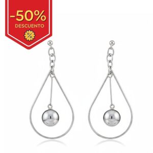 Pendientes lagrima plata 925mm