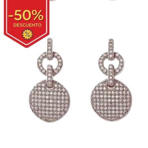 Pendientes plata 925mm circonitas