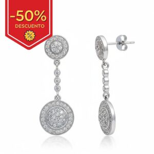 Pendientes plata 925mm circulos