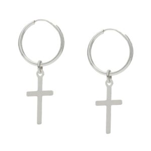 Aros plata 925mm cruz - 11mm