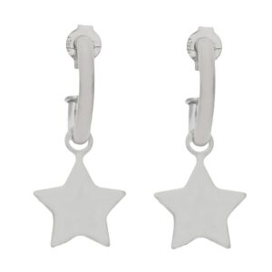 Pendientes plata 925mm estrellas