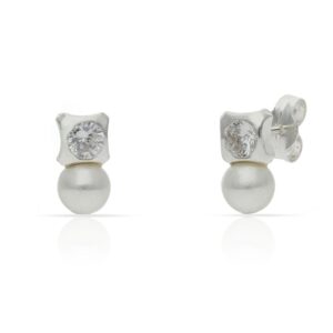 Pendientes plata 925mm perlas