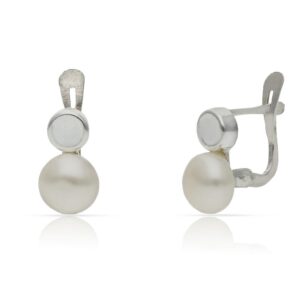 Pendientes plata 925mm perlas