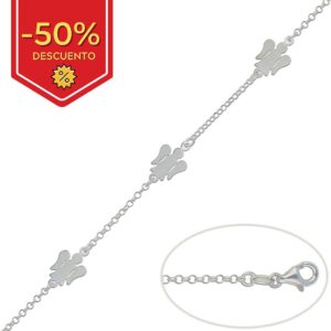 Pulsera plata 925mm angeles