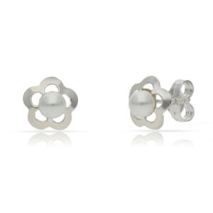 Pendientes plata 925mm perlas - 8mm