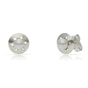 Pendientes plata 925mm perlas - 7mm