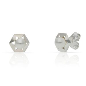Pendientes plata 925mm perlas - 7mm