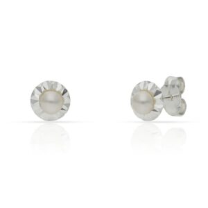 Pendientes plata 925mm perlas - 6mm