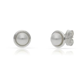 Pendientes plata 925mm perlas - 7mm
