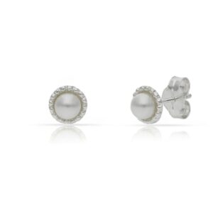 Pendientes plata 925mm perlas - 5.50mm