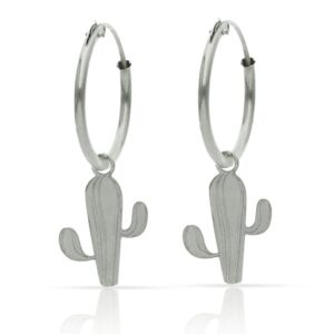 Aros plata 925mm cactus - 12mm
