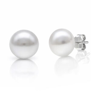 Pendientes plata 925mm medias perlas - 10mm
