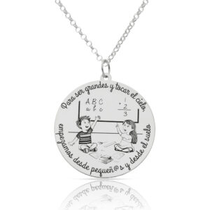 Gargantilla plata 925mm crecer - 28mm