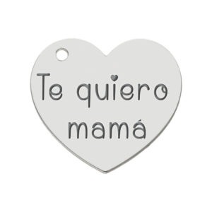 Mi historia - abalorio plata 925mm corazon