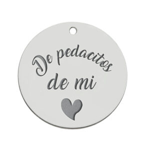 Mi historia - abalorio plata 925mm pedacitos