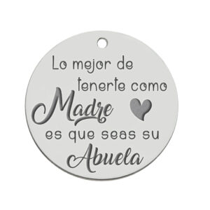 Mi historia - abalorio plata 925mm abuela