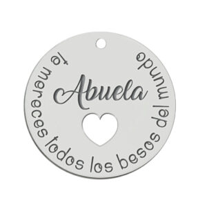Mi historia - abalorio plata 925mm abuela