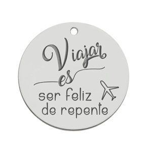 Mi historia - abalorio plata 925mm viajar