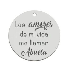 Mi historia - abalorio plata 925mm amores