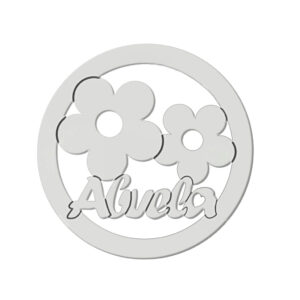 Mi historia - abalorio plata 925m abuela flores