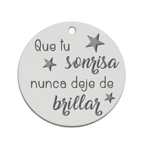Mi historia - abalorio plata 925mm sonrisa