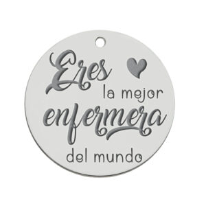 Mi historia - abalorio plata 925mm enfermera