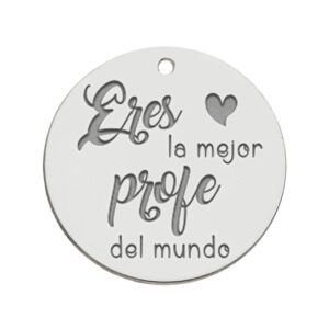 Mi historia - abalorio plata 925mm mejor profe