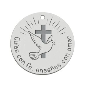 Mi historia - abalorio plata 925mm religion