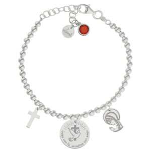 Pulsera mi historia plata 925mm profe religion