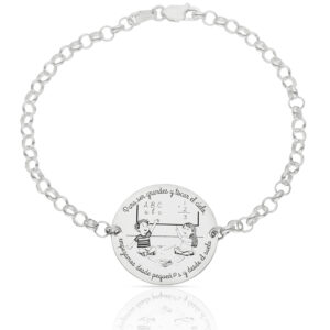 Pulsera plata 925mm crecer - 25mm