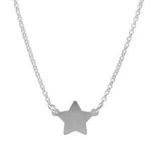 Gargantilla plata 925mm estrella