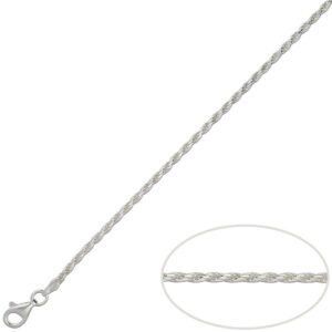 Cordon plata 925mm macizo - 2.50mm