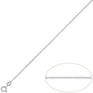Cadena plata 925mm rolot - 1.80mm