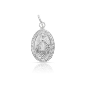 Medalla plata 925mm v. milagrosa grande - 10x14mm