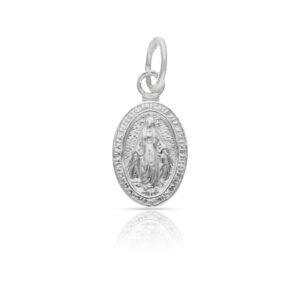 Medalla plata 925mm v. milagrosa pequeña - 8x11mm