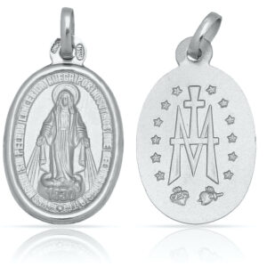Medalla plata 925mm v. milagrosa grande - 18x29mm16,26