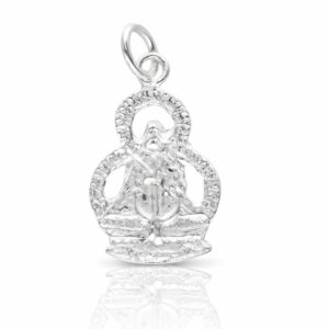 Medalla plata 925mm virgen de la cabeza mediana - 13x20mm
