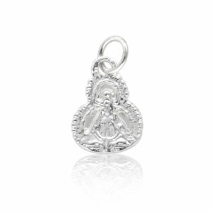 Medalla plata 925mm virgen de la cabeza pequeña - 10x14mm