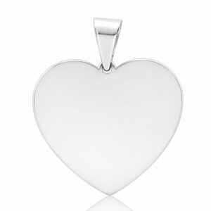 Colgante plata 925mm corazon grande - 29x26mm