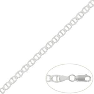 Cadena plata 925mm ancla - 5.50mm