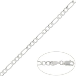 Cadena plata 925mm 3x1 - 4mm