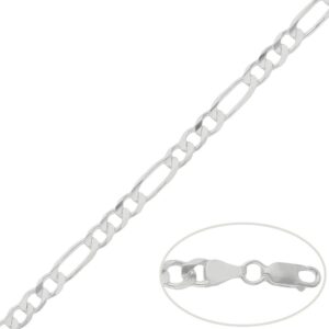 Cadena plata 925mm 3x1 - 6mm