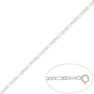 Cadena plata 925mm 3x1 - 2.50mm