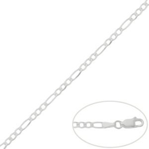 Cadena plata 925mm 3x1 - 2.80mm