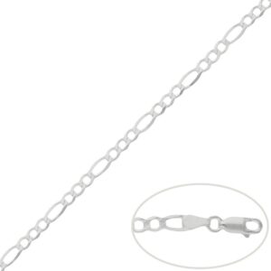 Cadena plata 925mm 3x1 - 4mm