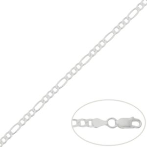 Cadena plata 925mm 3x1 - 4.00 mm