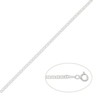 Cadena plata 925mm ancla - 2.50mm